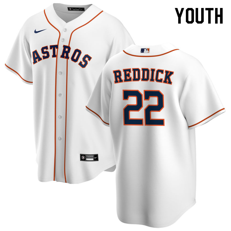 Nike Youth #22 Josh Reddick Houston Astros Baseball Jerseys Sale-White